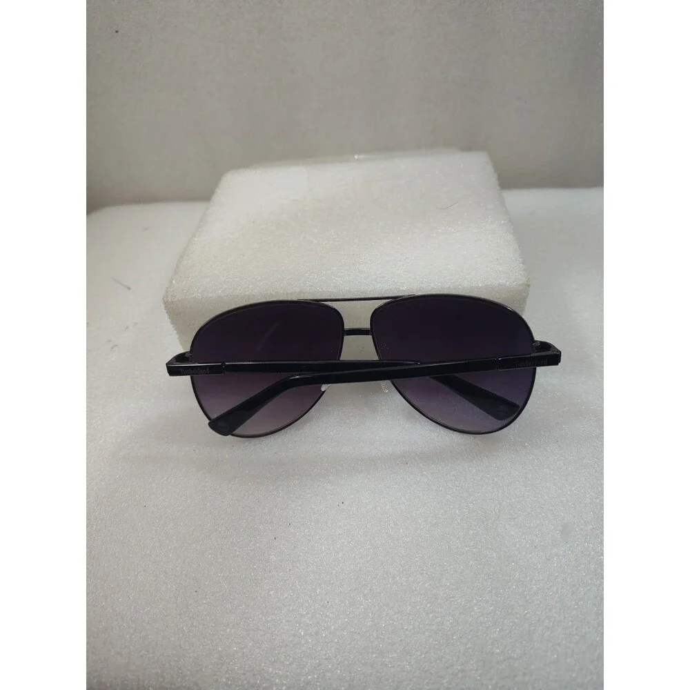 Timberland TB7160 Black Polarized Aviator Metal Sunglasses Frame 60-12-135